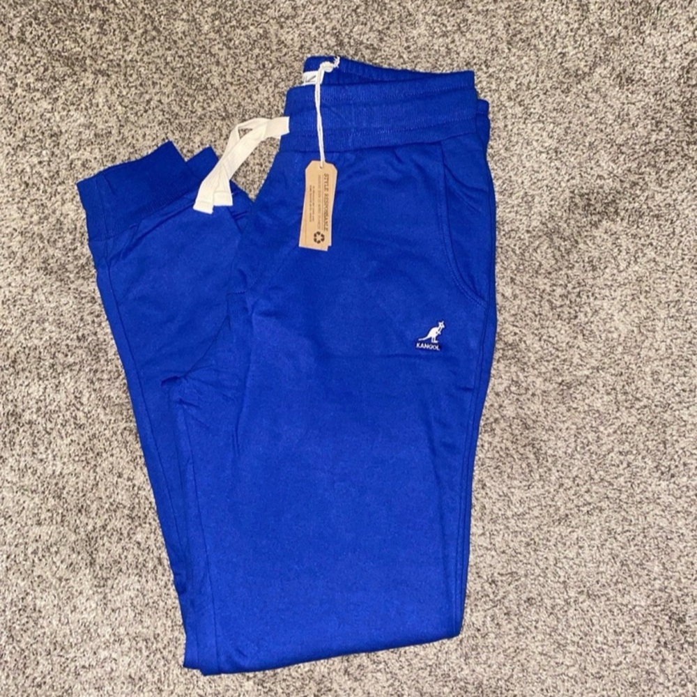 NWT- Kangol Blue Sweatpants